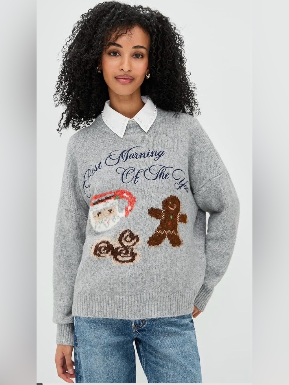 Bailey Rose “Best Morning of the Year” Holiday Sweater Size XS NWT